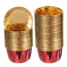 Red cupcake liners for baking