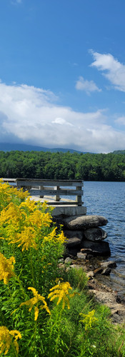 top of killington mountain in vermont in the summer