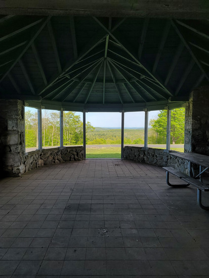 the pavillion at dennis hill state park in norfolk, connecticut
