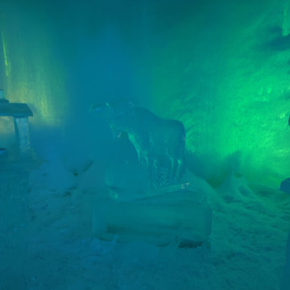 ice castles in lake george, new york