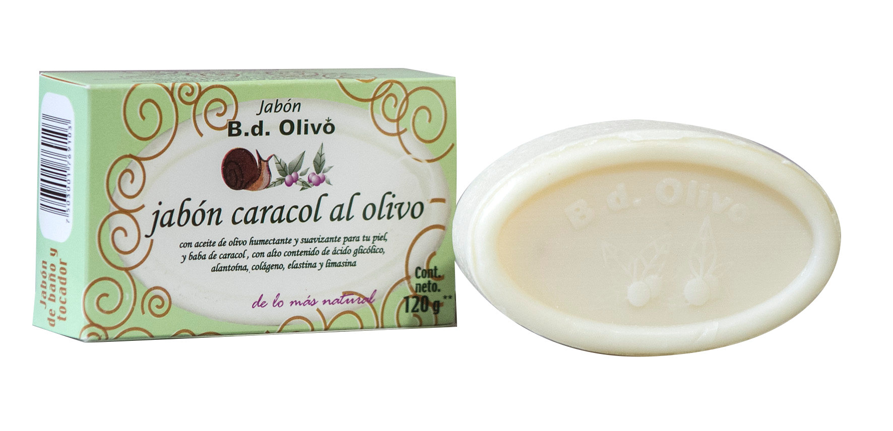 Jabón caracol al olivo