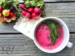 Wiosenny chłodnik z buraków - profilaktyka onkologiczna / odżywianie w diecie nowotworowejWiosenny chłodnik z buraków - profilaktyka onkologiczna / odżywianie w diecie nowotworowej