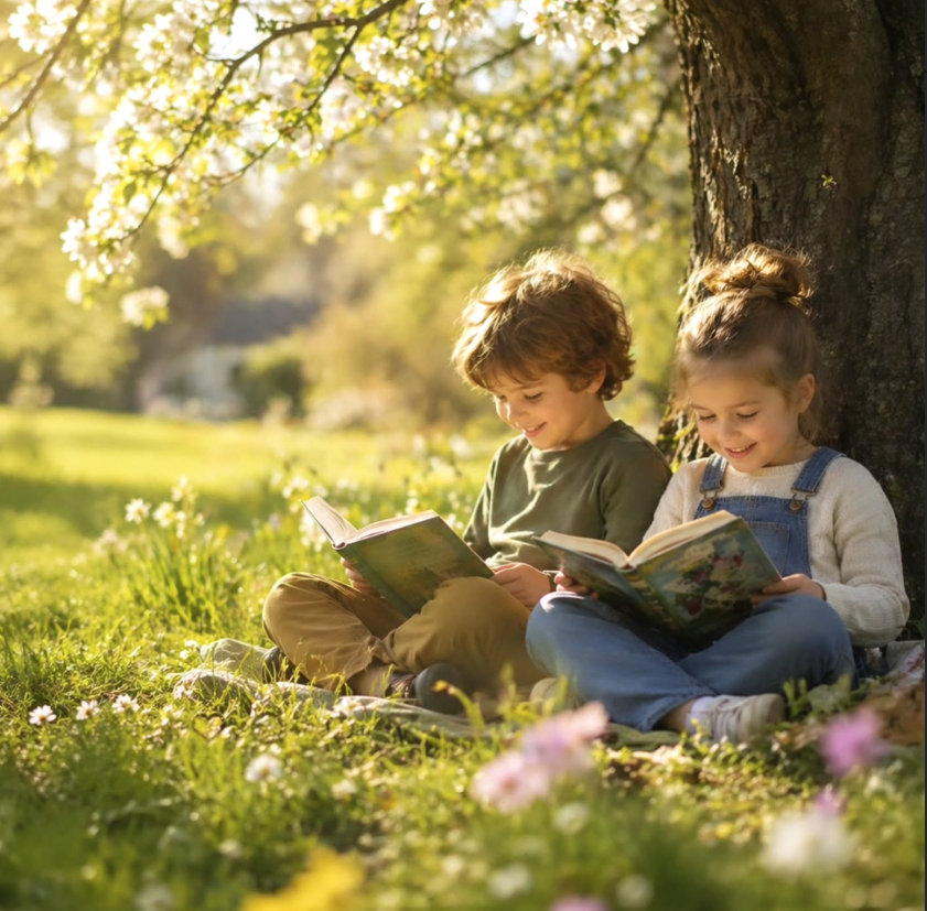 Spring Reading Outside 5 Ways to Make Outdoor Reading Special