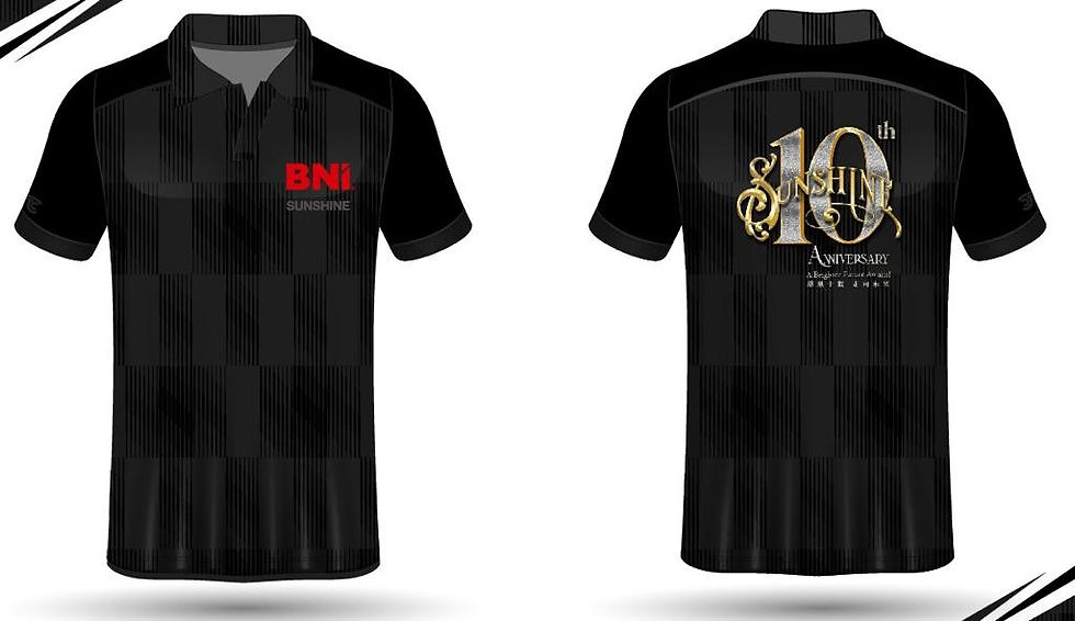 縮圖：Polo裇 Polo Shirt | BNI Sunshine 10周年晚宴 Annual Dinner Crew Polo (023-00404)