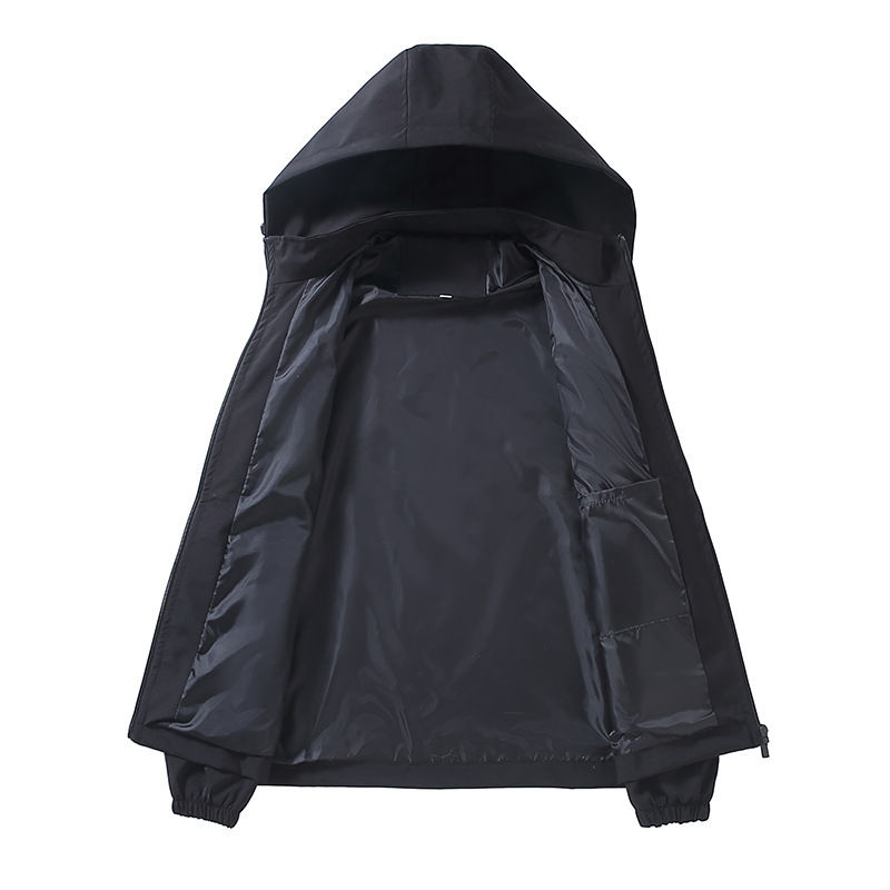 縮圖：連帽拉鍊風褸外套 Zip-Up Hooded Windbreaker (成人 Adult)