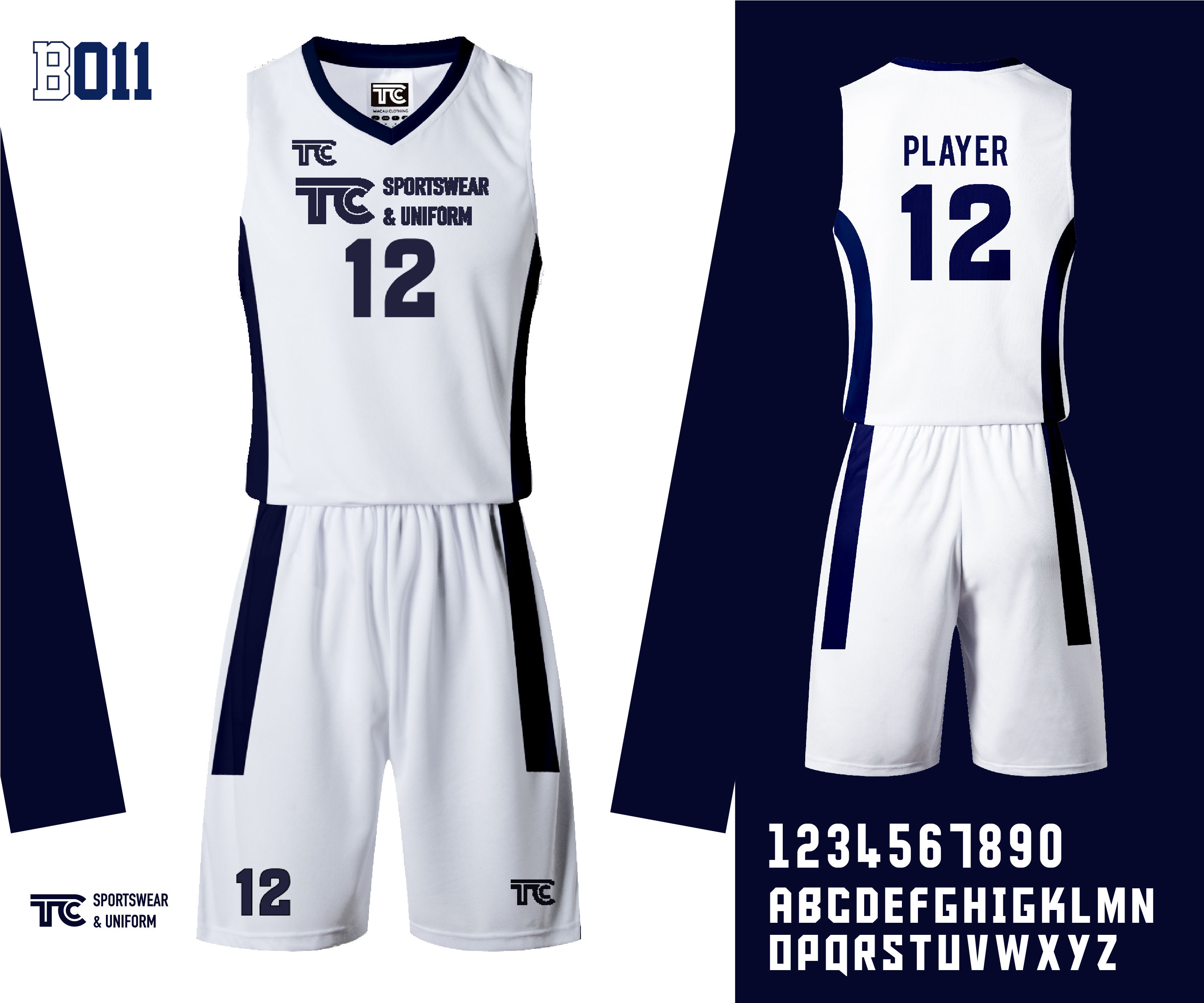 Basketball Jersey 籃球衫 (Design Template 參考設計 B011)