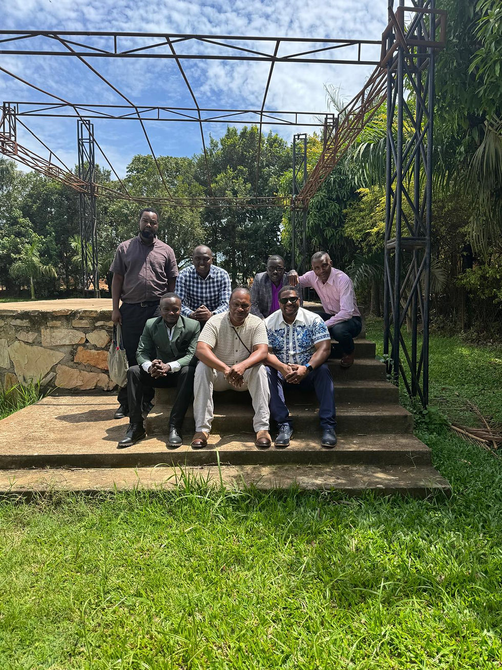 Image with local leaders and ministers in Africa