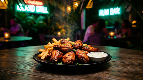 6 PC WINGS W/ FRIES