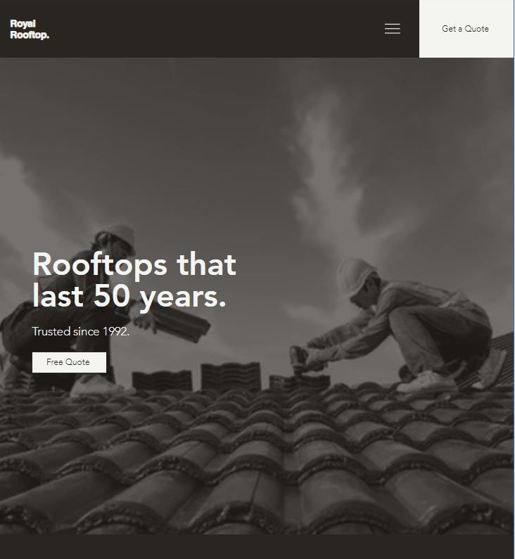 Best Roofing Webv Design Roofer UK Web Developer Portfolio