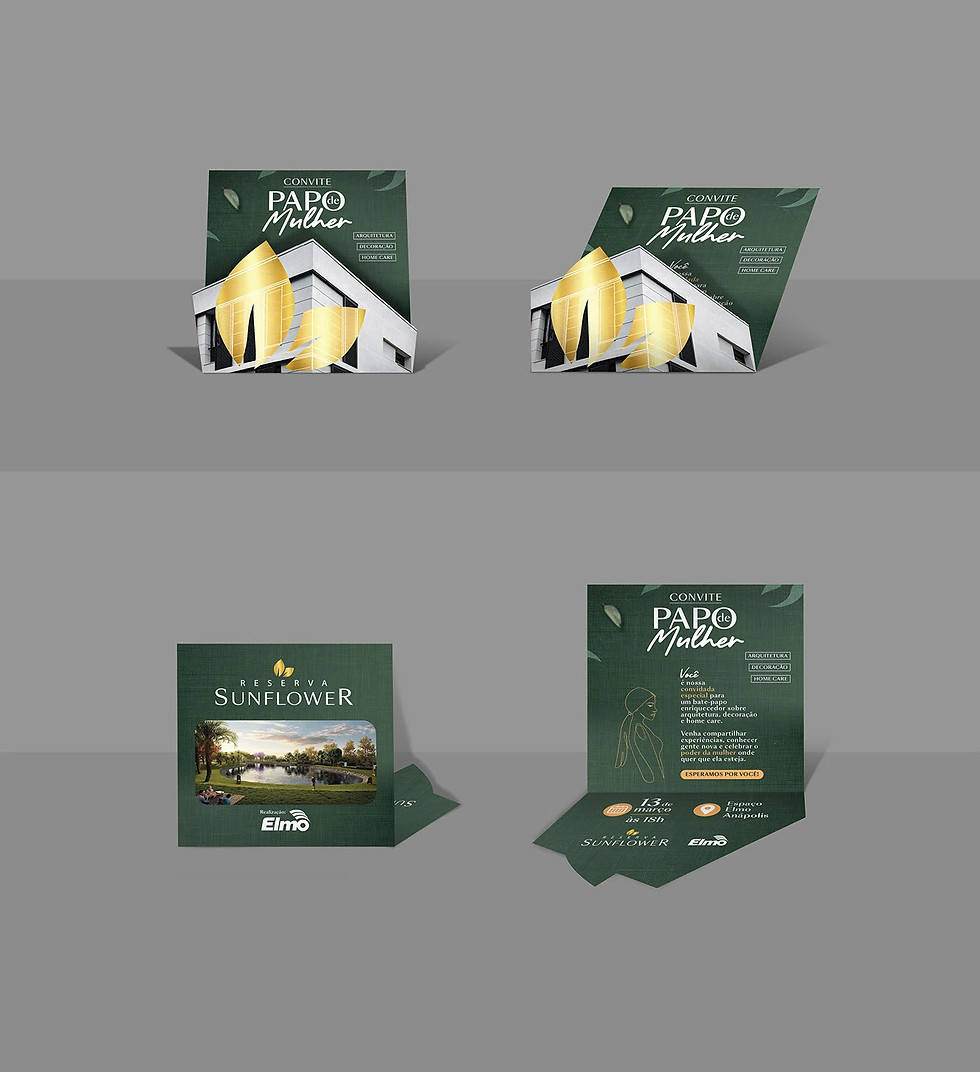 panfleto design grafico reserva sunflower