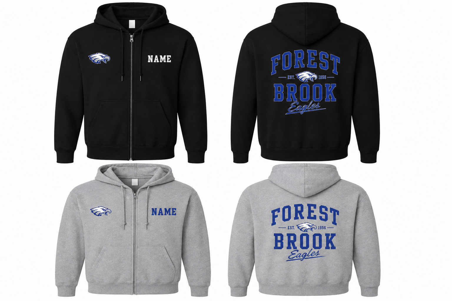 Forest Brook Est. Zip Up