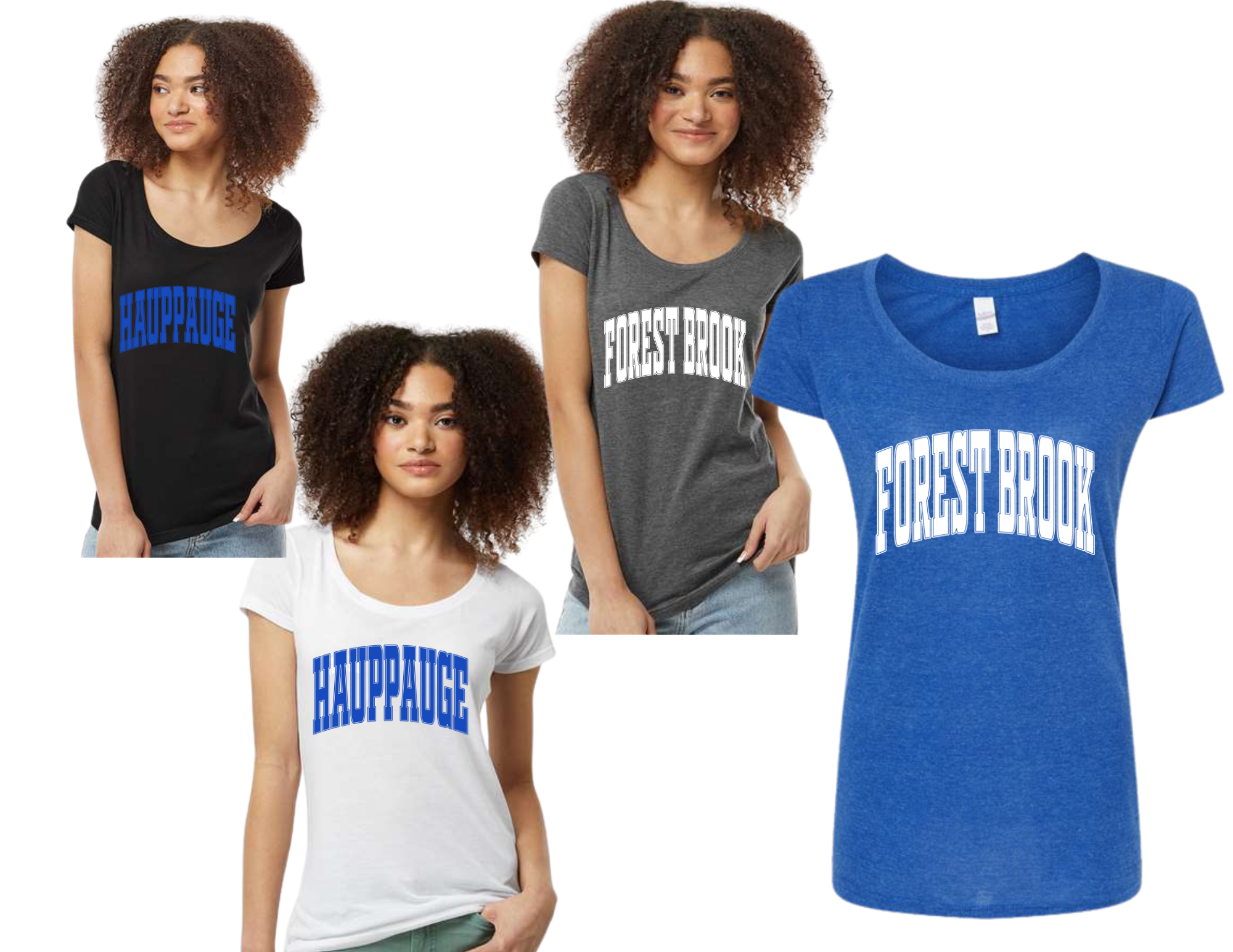 Forest Brook/Hauppauge Bar Scoop Tee