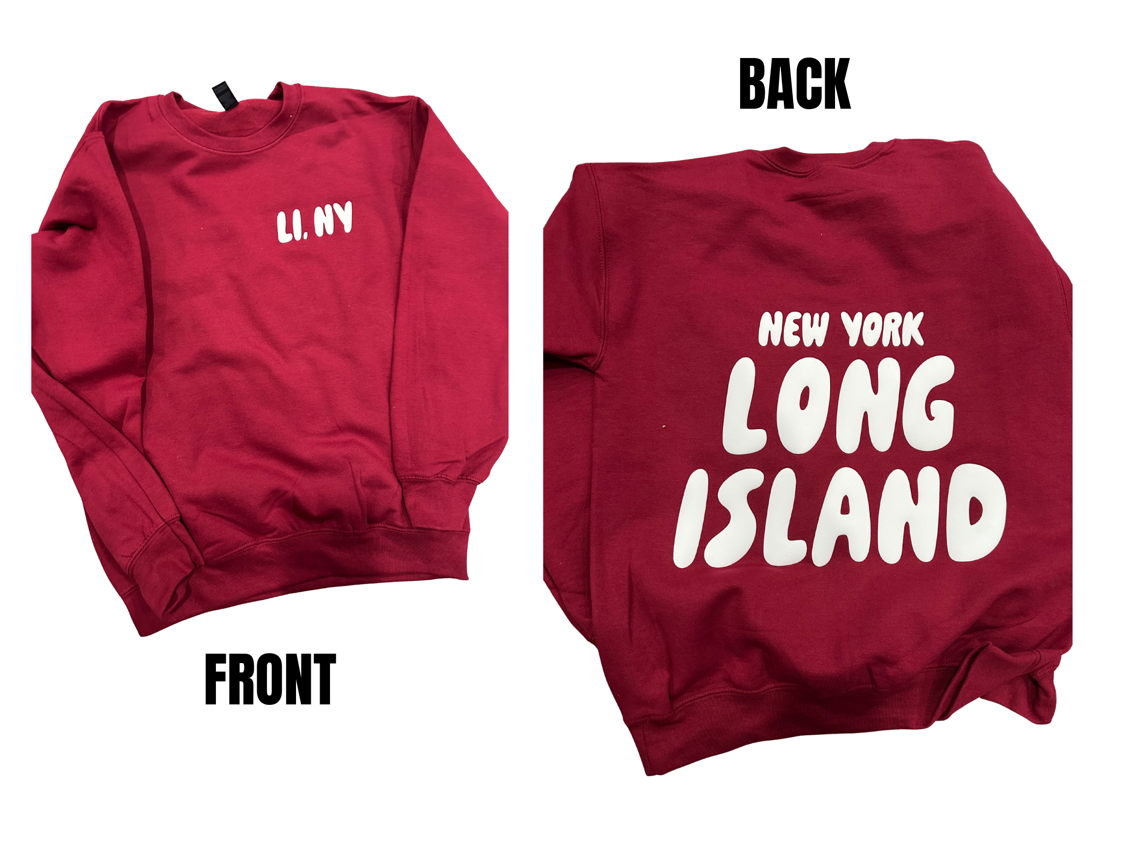 LI,  NY BUBBLE CREW/HOODIE