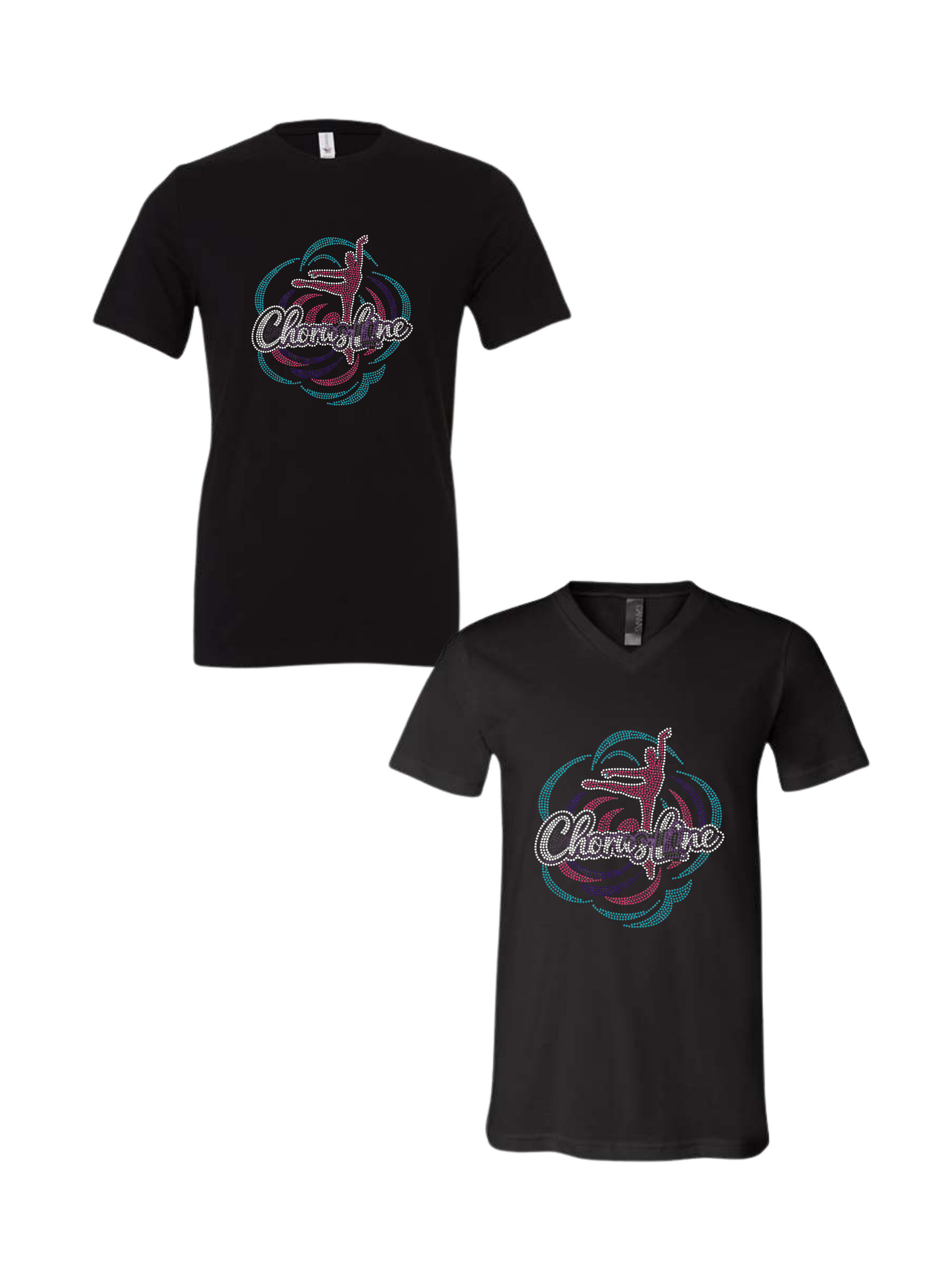 Chorus Line Rhinestone Tee