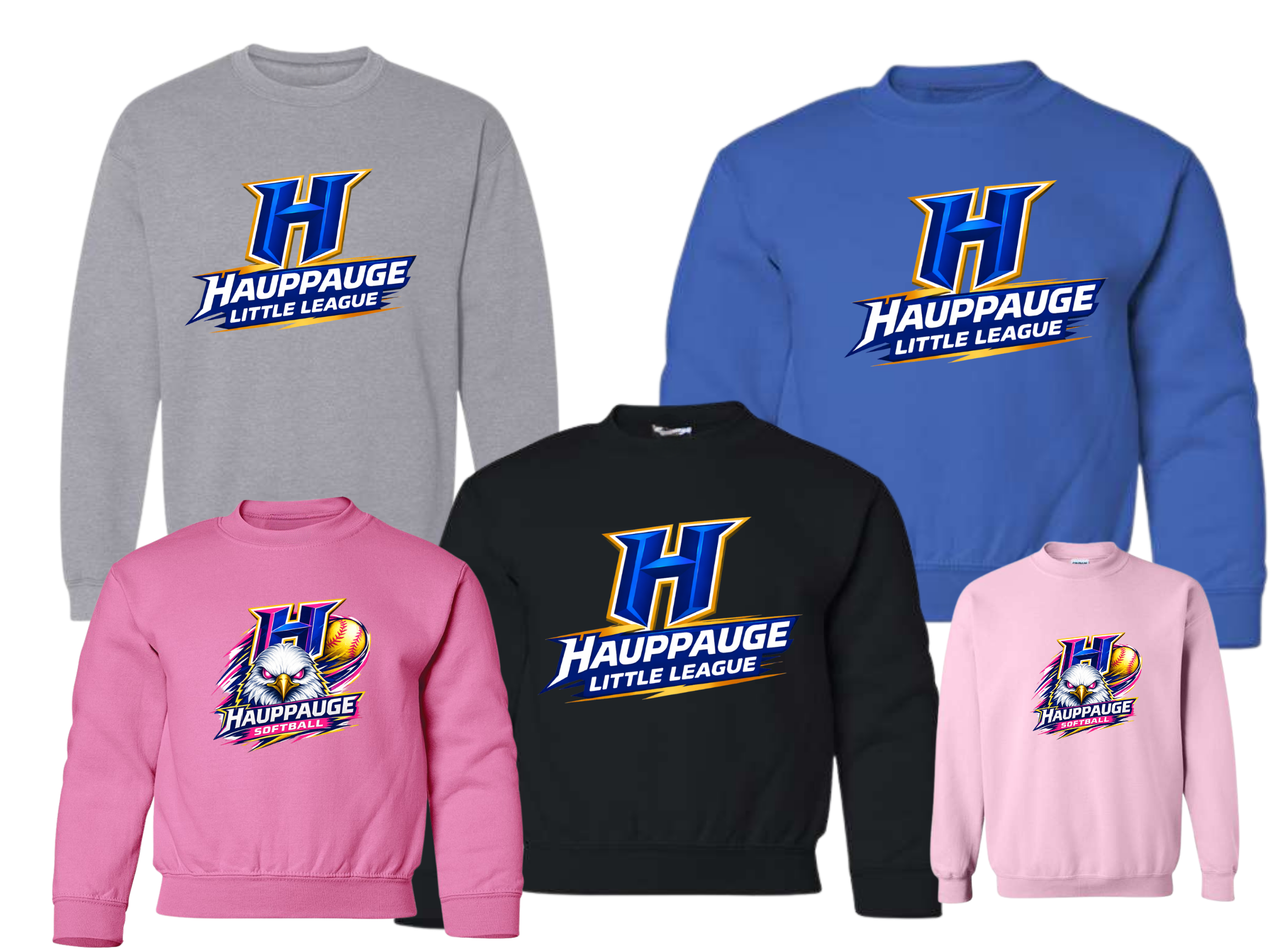 Hauppauge Little League/Softball Crewneck