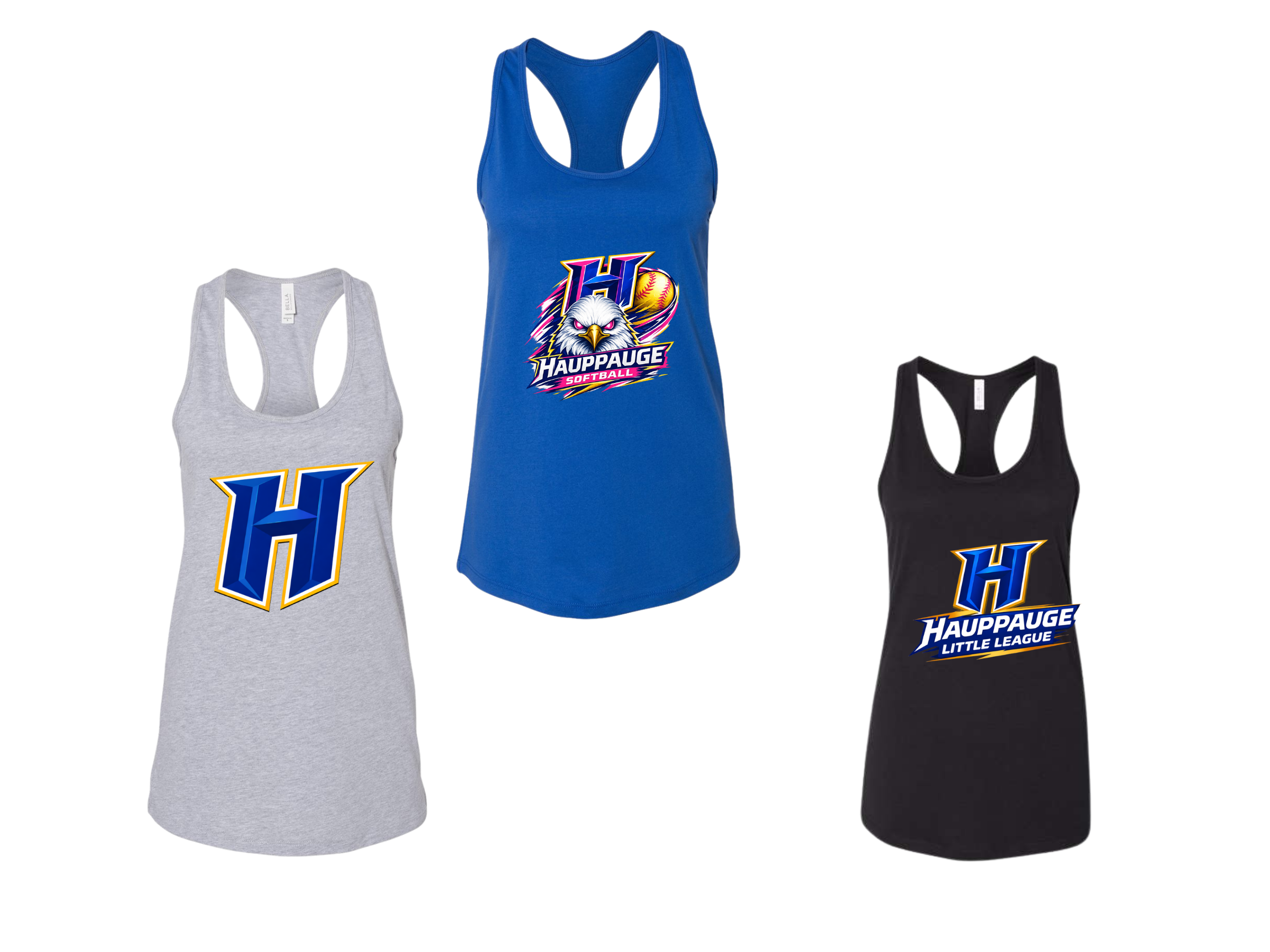 Hauppauge Little League/Softball Woman Racerback Tank