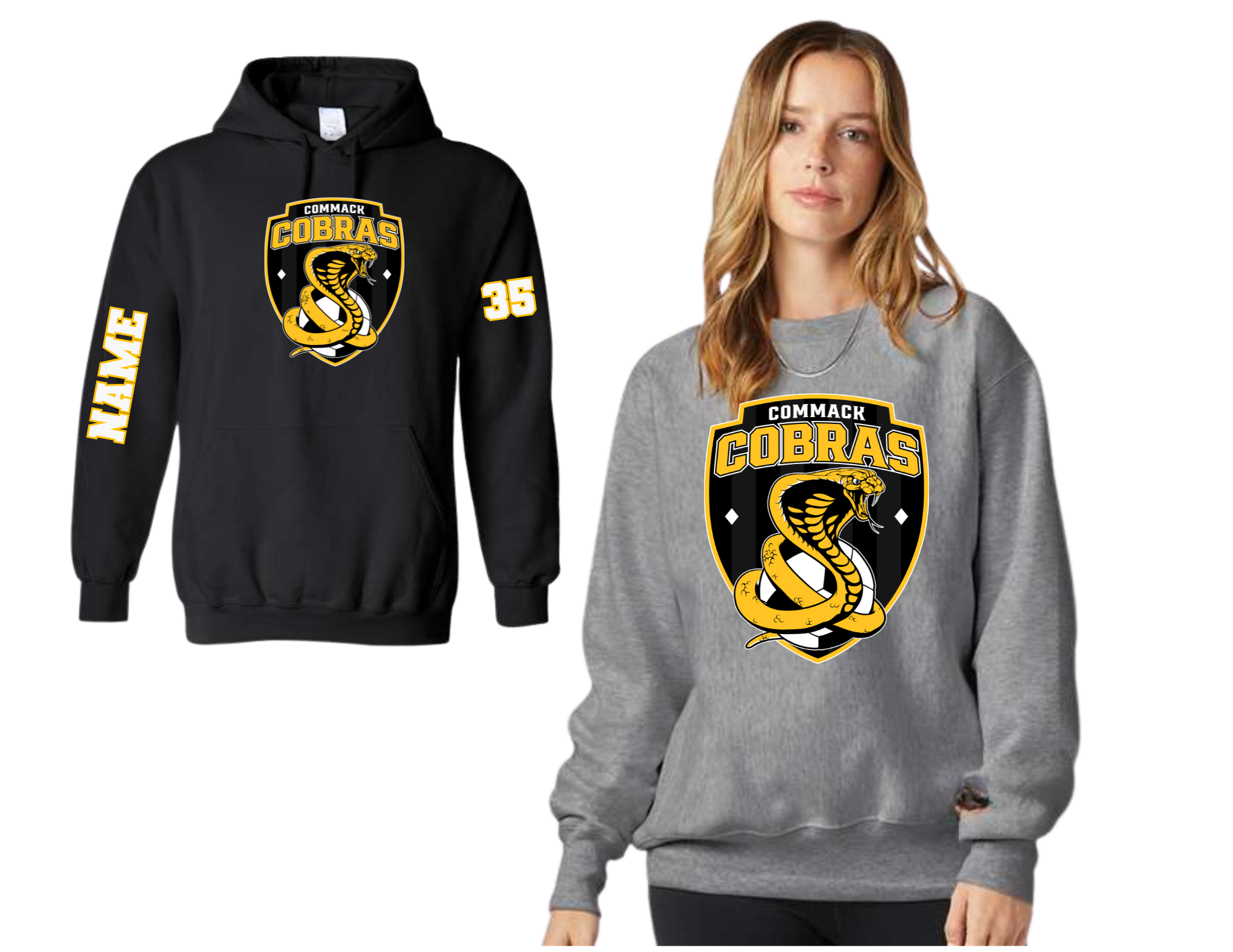 Commack Cobras Hoodie/Crew