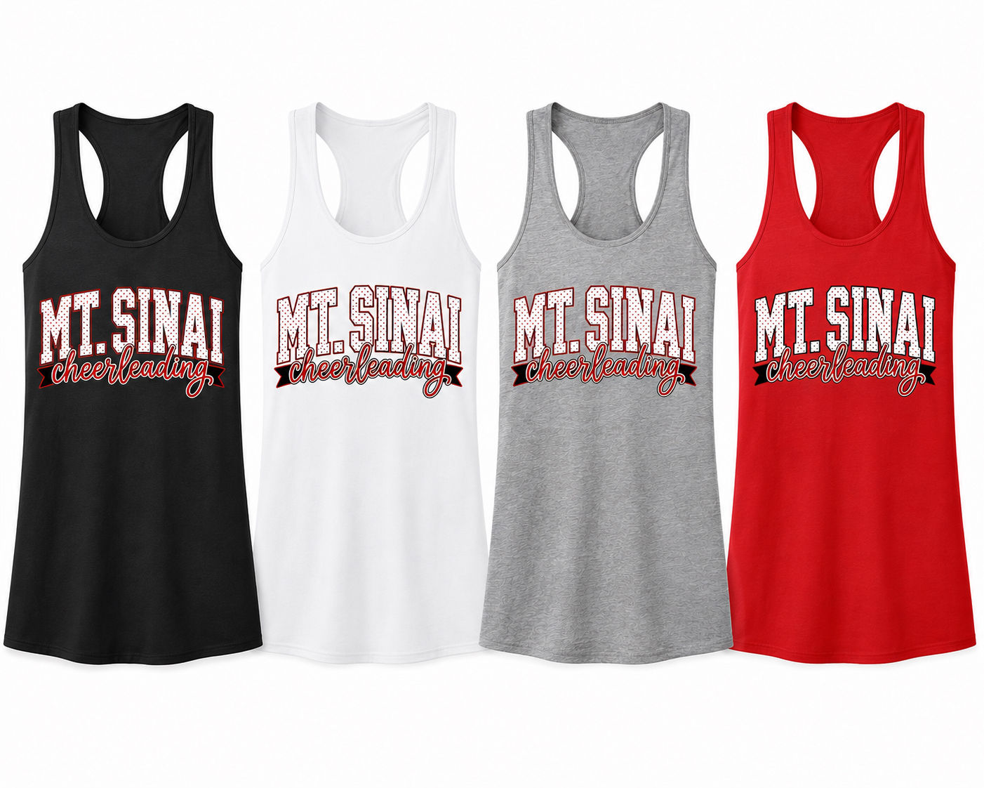 Mt. Sinai Cheerleading Polka Dot Tank