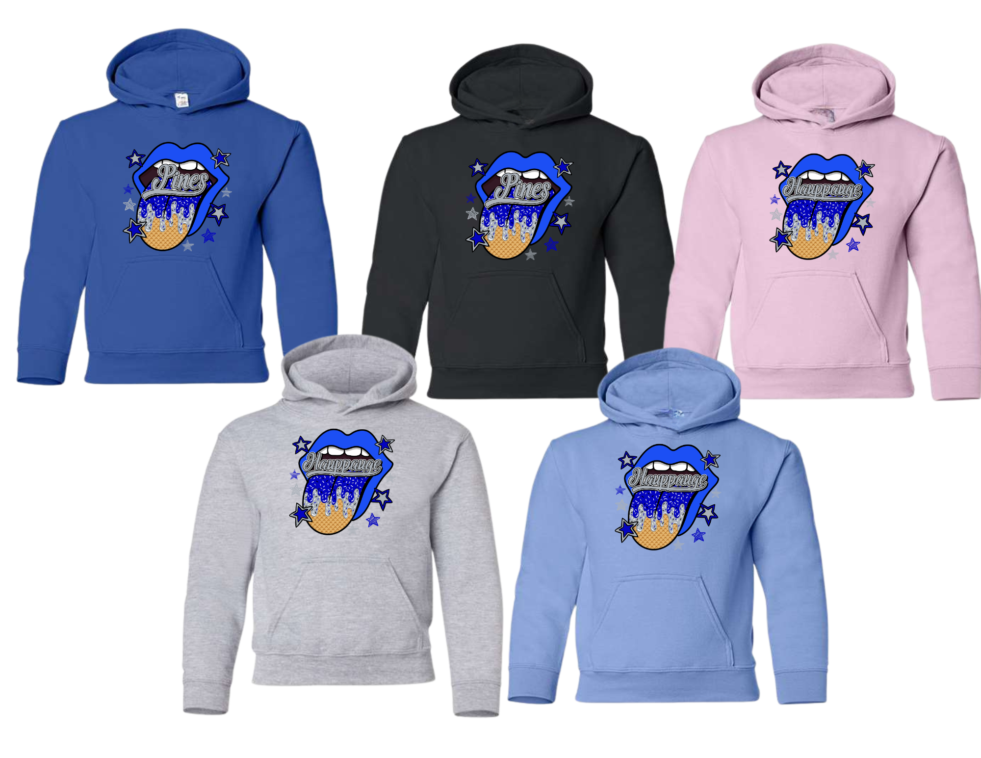 Pines Stones Glitter Hoodie