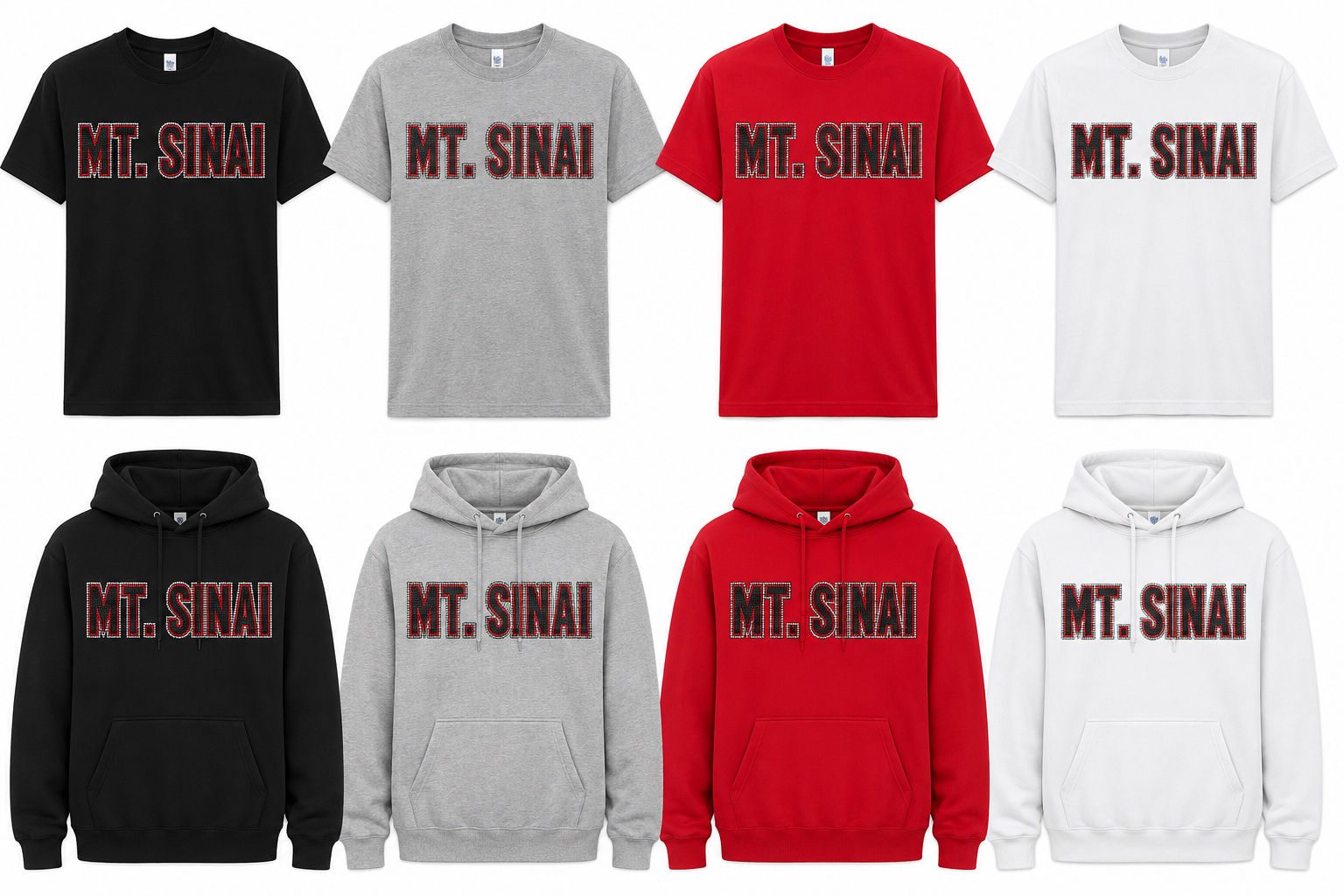 Mt. Sinai Rhinestone Hoodie/Tee