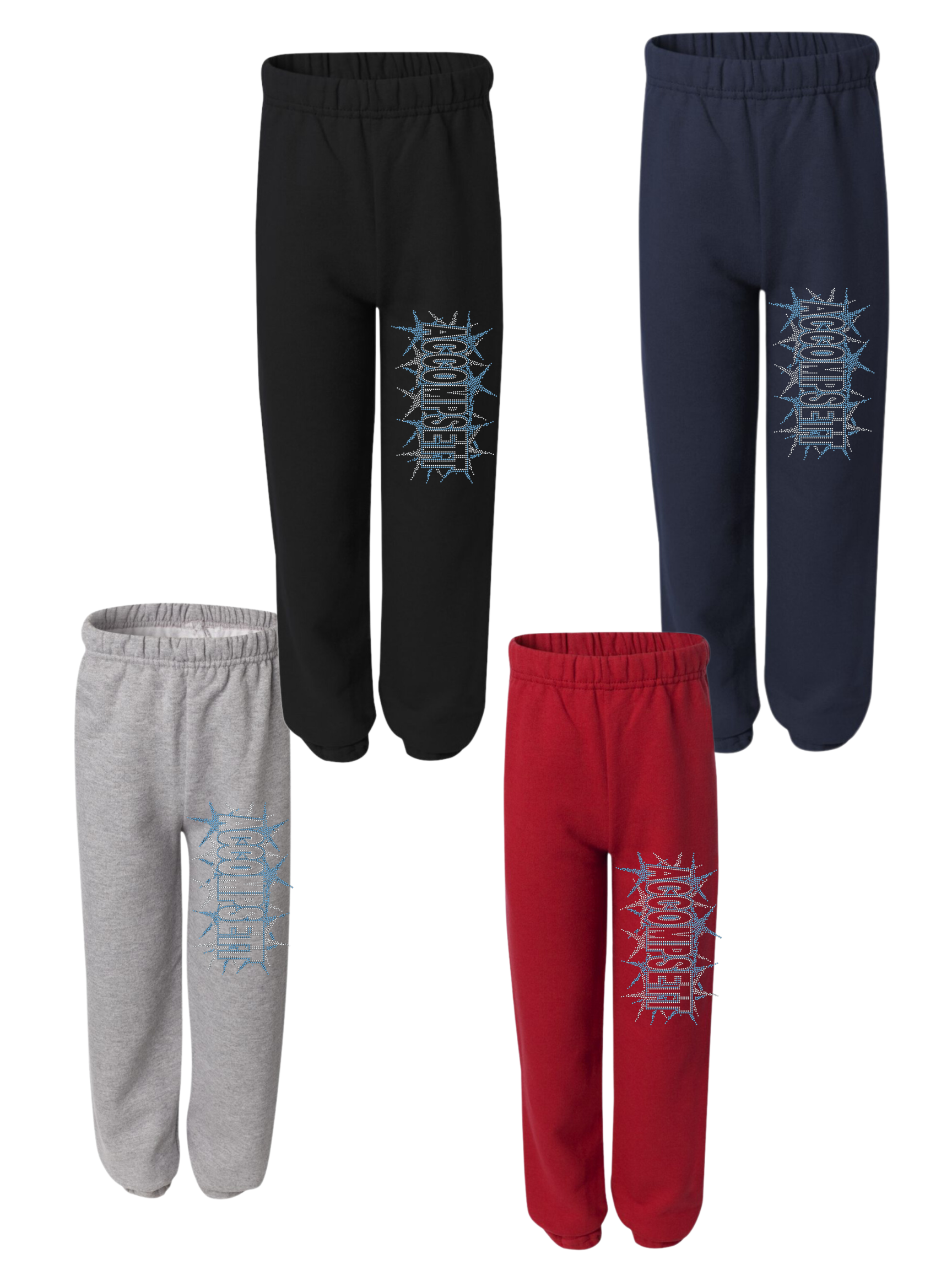 Accompsett Burst Rhinestone Joggers