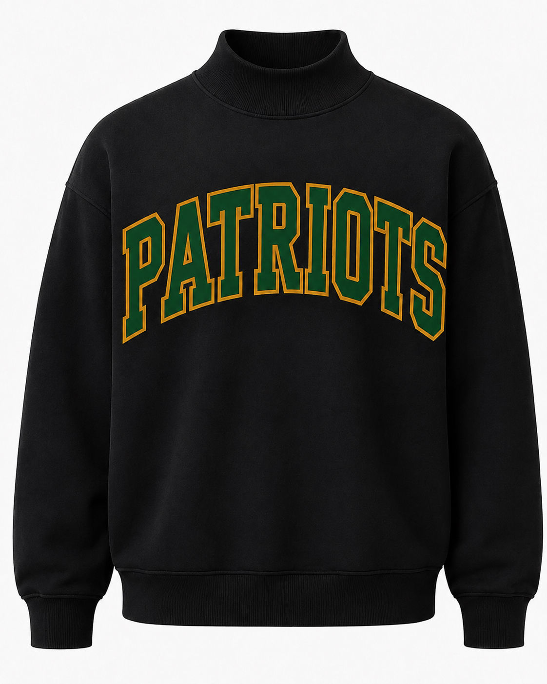 Patriots Embroidered Mock Neck 