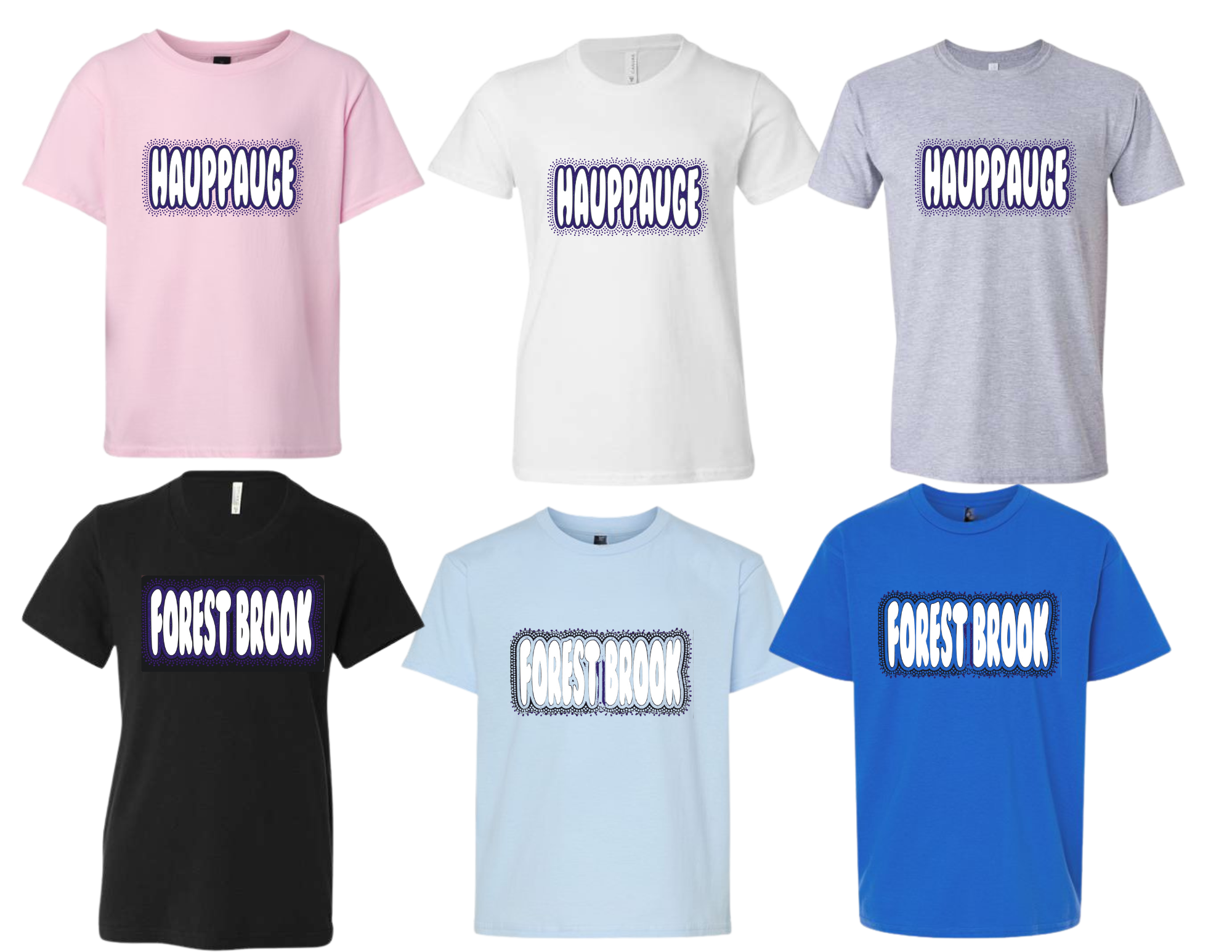 FB/Haupp. Puff/Glitter/Rhinestone Solid Tee