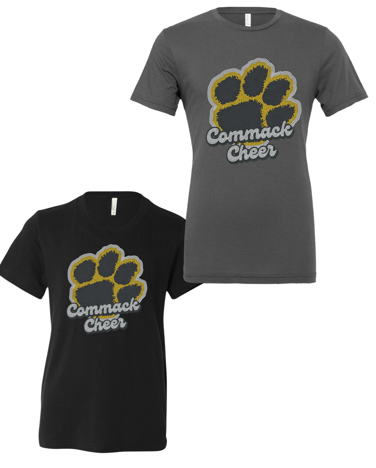 Commack Cheer Rhinestone Tee