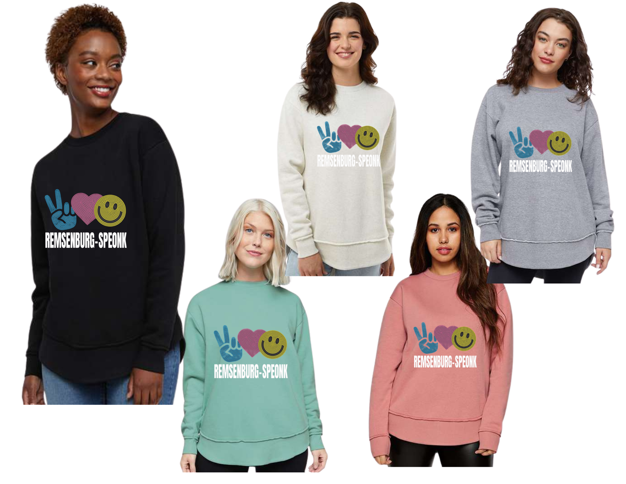 RSE Peace, Love & Smile Woman Weekend Fleece