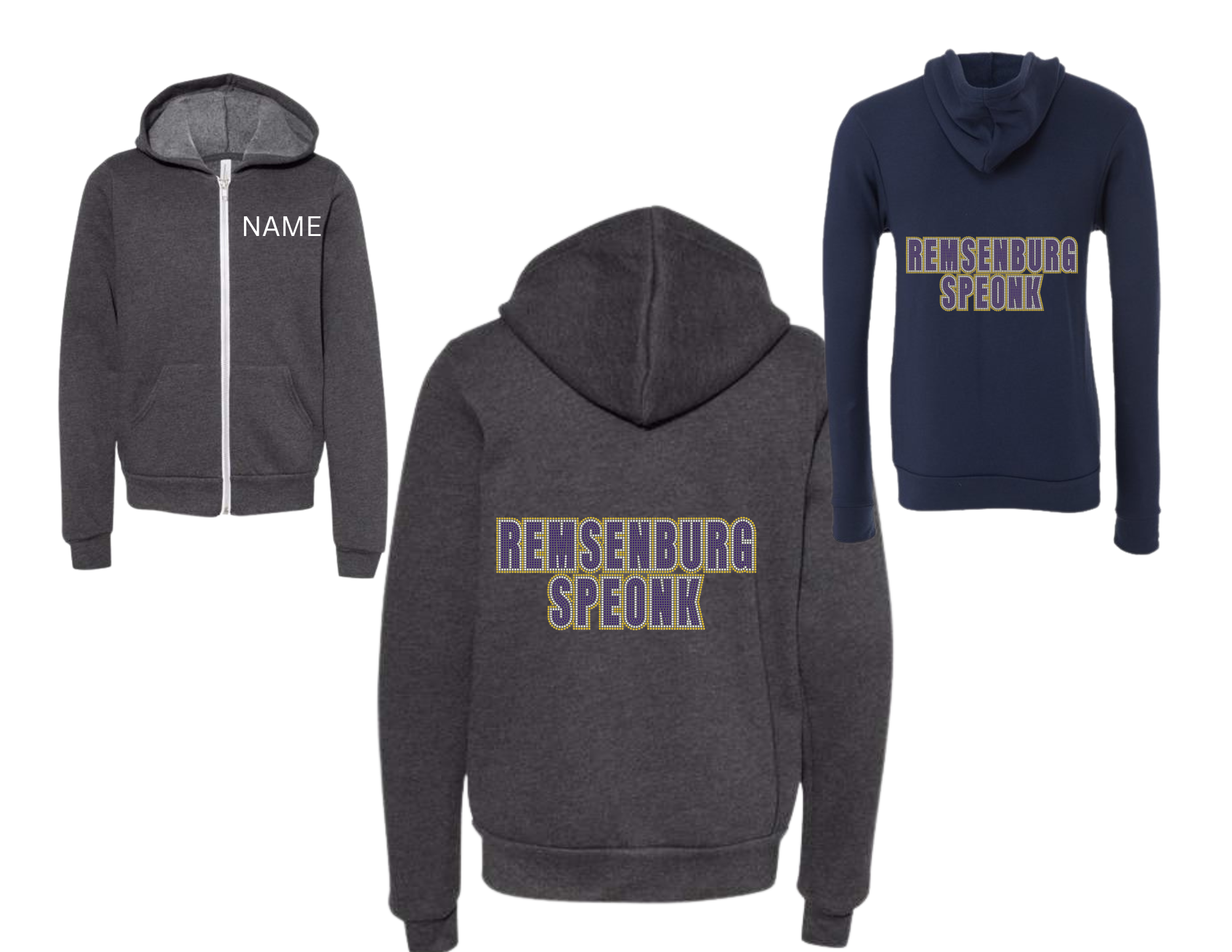 Remsenburg Speonk Rhinestone Zip