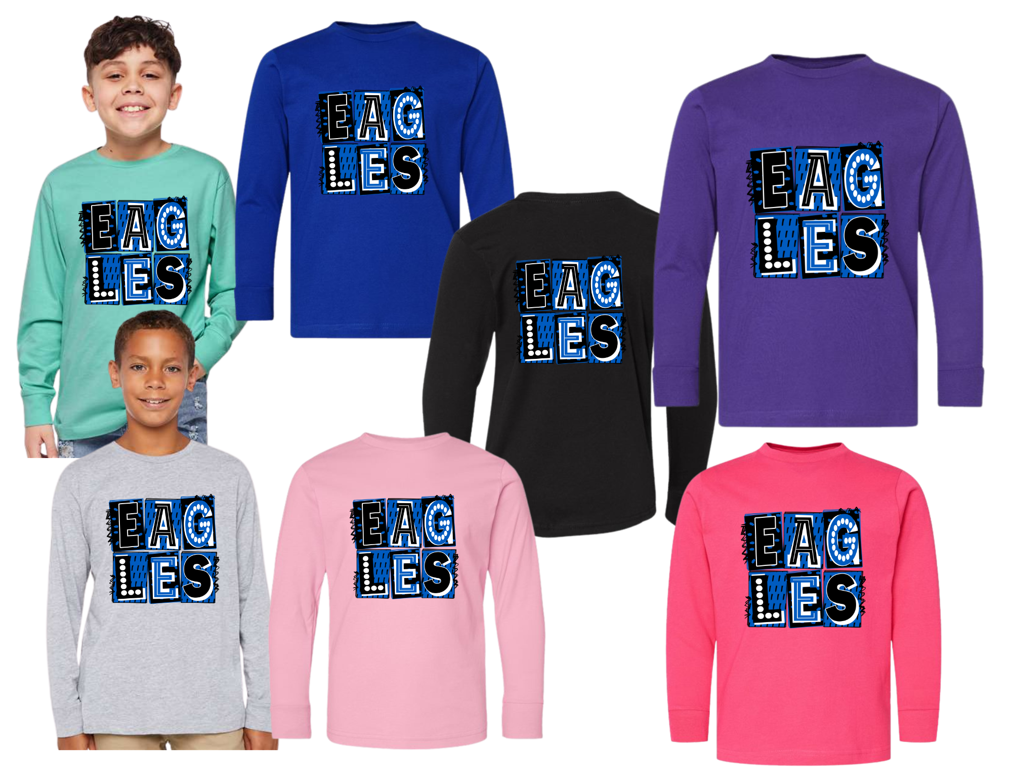 Eagle Block Long Sleeve Shirt