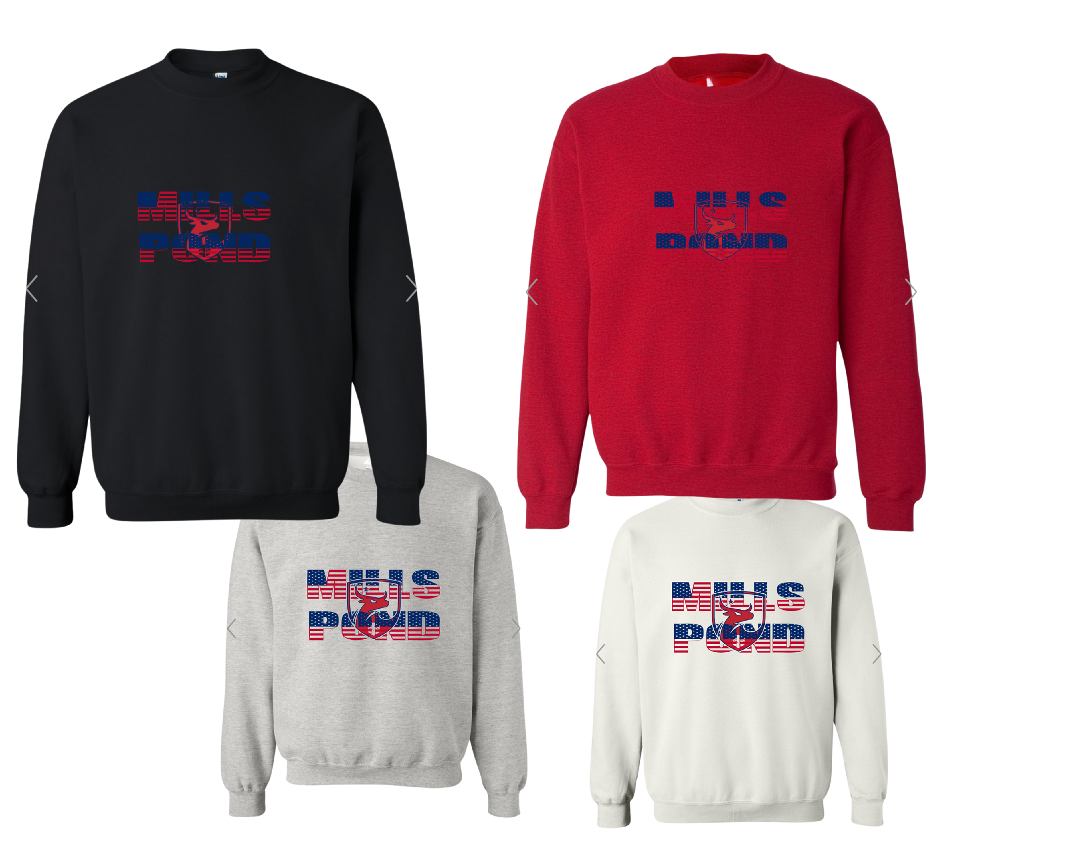 Mills Pond Stripes Crewneck