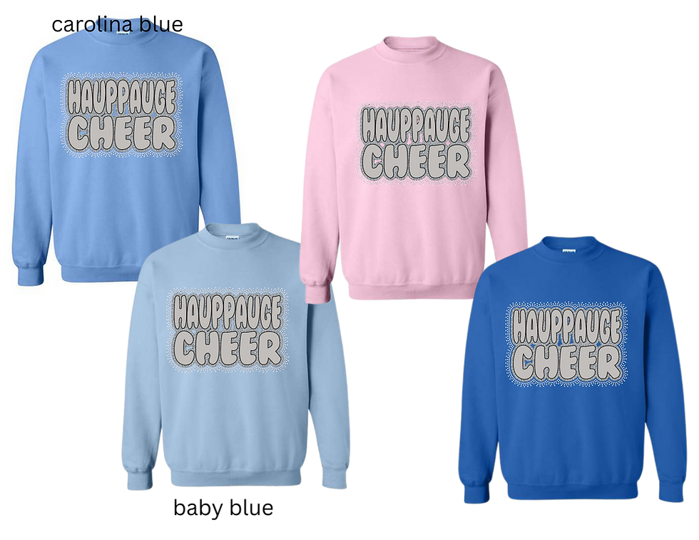 Hauppauge Cheer Crewnecks