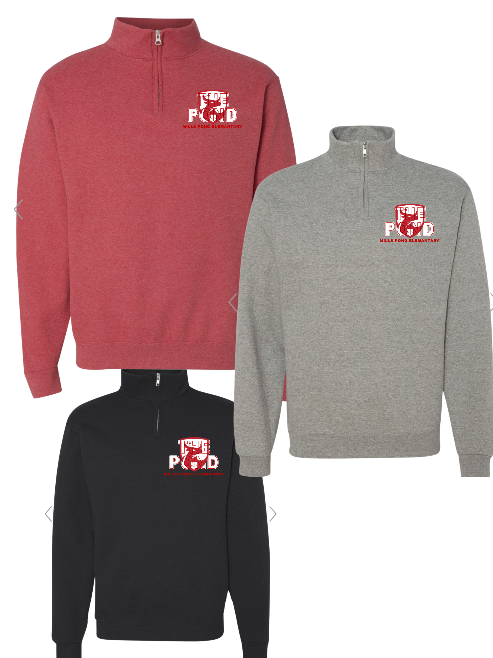 The Pond Badge Quarter Zip