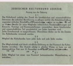 1935 German-Jewish newspaper article urging compliance with Nazi Kulturbund restrictions