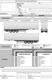 Un document d'état des lieux est essentiel pour toute location de semi-remorque. Il permet de dresser un inventaire précis de l'état du véhicule au moment de la prise en charge et de la restitution, évitant ainsi tout litige potentiel.