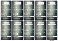 Étiquette de rappel pour vidange