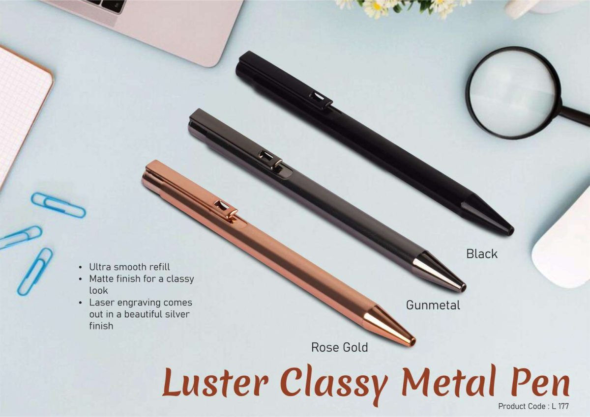 PP- L177 | Luster Classy Metal Pen
