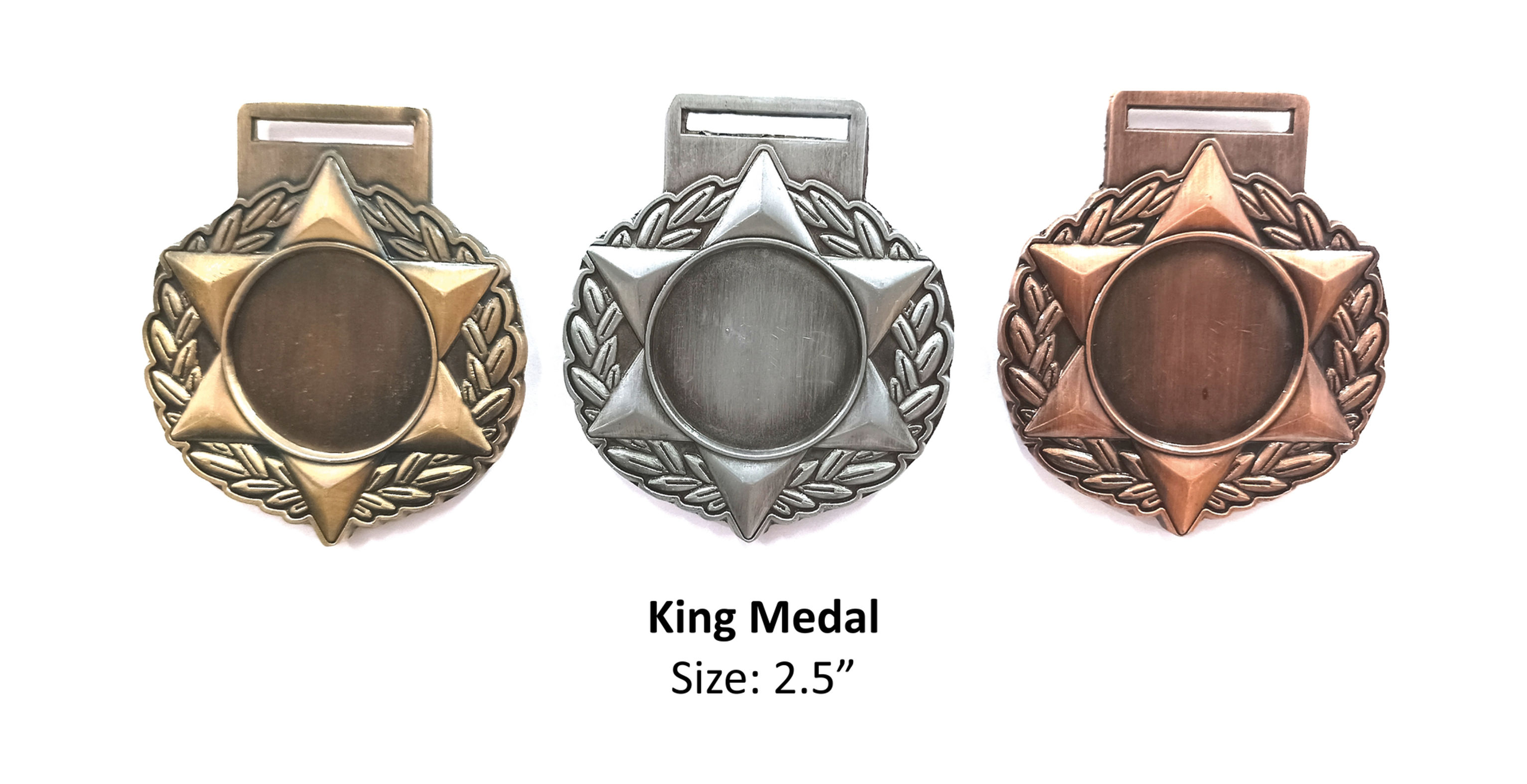 HP-King Medal Size-2.5" (Medals)