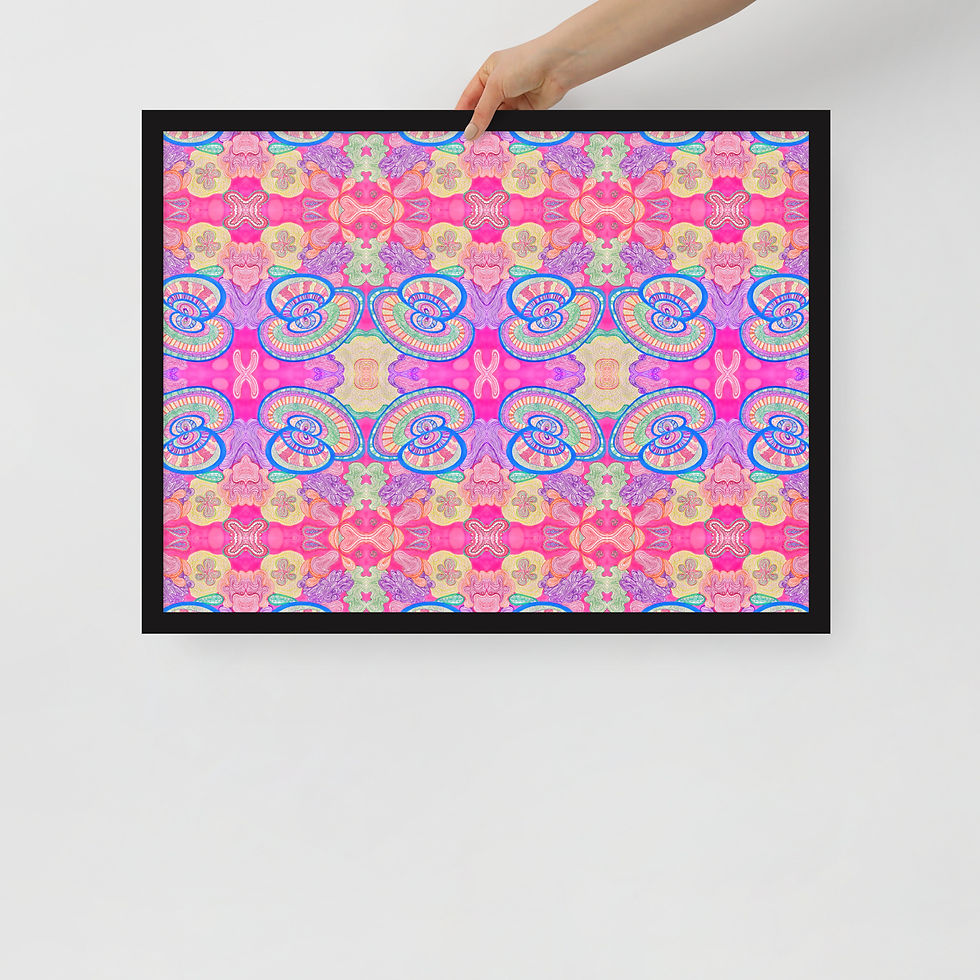 Thumbnail: Amoeba - Framed Poster