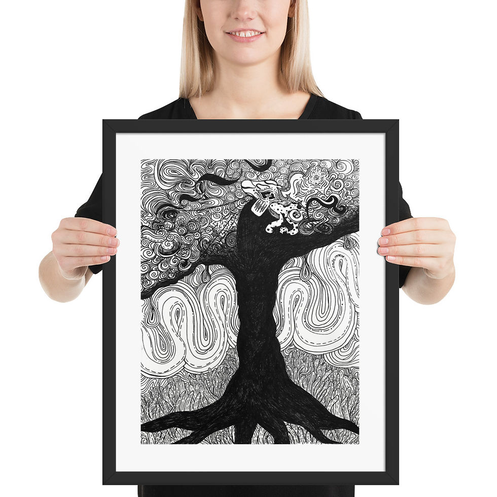 Thumbnail: The Tree of Life - Framed Print