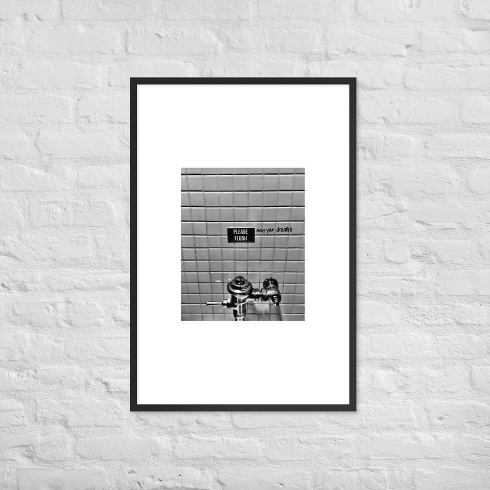 Thumbnail: Flush - Framed Print