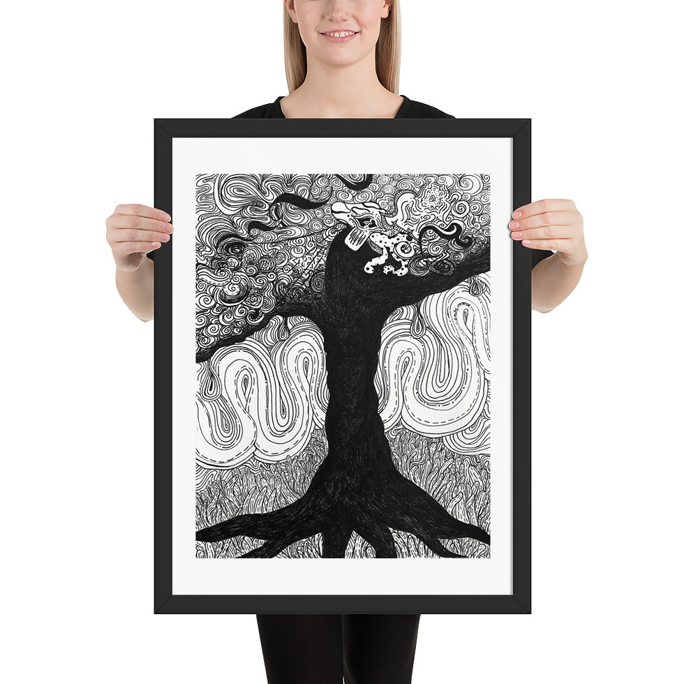 Thumbnail: The Tree of Life - Framed Print