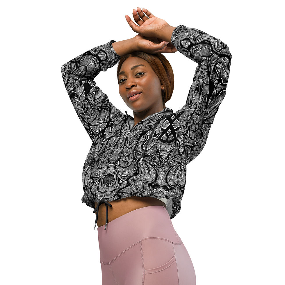 Thumbnail: Ziggy - Ladies' Cropped Windbreaker 