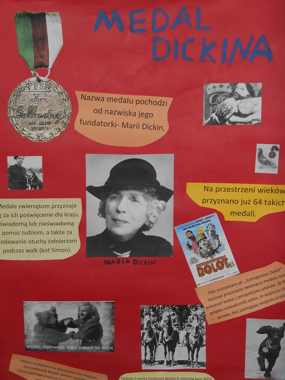 Plakat na temat Marii Dickin