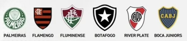 South American teams competing in the CWC this summer.