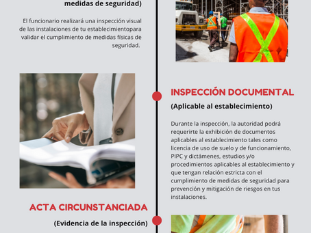 Visitas de Inspección en Materia de Protección Civil