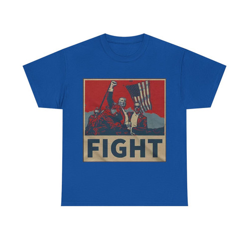 TRUMP FIGHT POSTER STYLE T-SHIRT - Image 10