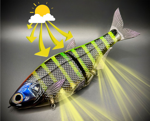 HINKLE SHAD CLONE - STAINED GLASS