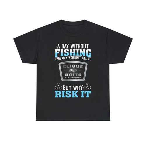 Clique Baits - Why Risk It - T-Shirt - Image 4